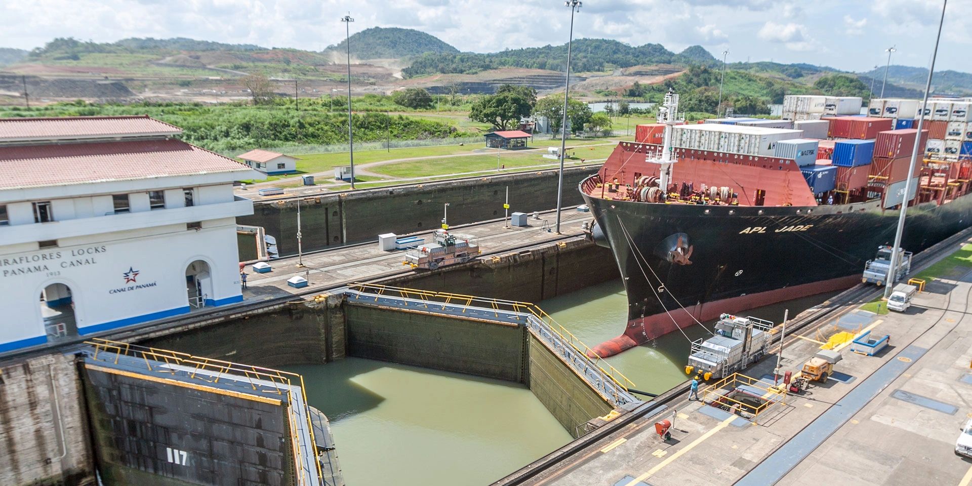 Panama Canal ship transit